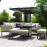 Pulse Square Corner Dining Set - With Fire Pit Table / Oatmeal