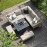 Pulse Square Corner Dining Set - With Fire Pit Table / Oatmeal