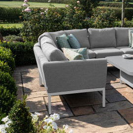 Pulse U Shape Corner Dining Set with Rising Table / Lead Chine Pulse U Shape Corner Dining Set with Rising Table / Lead Chine