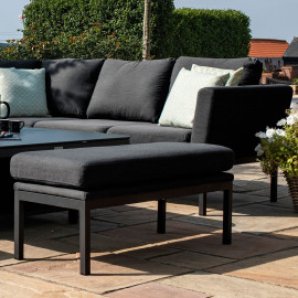 Pulse U Shape Corner Dining Set with Rising Table / Charcoal Pulse U Shape Corner Dining Set with Rising Table / Charcoal