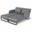 Unity Double Sunlounger / Flanelle