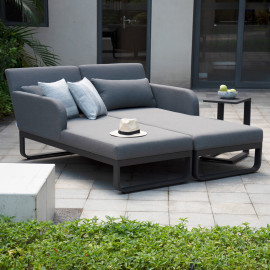 Unity Double Sunlounger / Flanelle