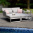 Unity Double Sunlounger / Lead Chine