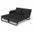 Unity Double Sunlounger / Charcoal