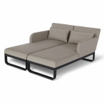Unity Double Sunlounger / Taupe Unity Double Sunlounger / Taupe