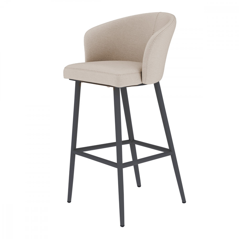 Fabric Zen Bar Stool - Oatmeal Fabric Zen Bar Stool - Oatmeal