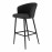 Fabric Zen Bar Stool - Charcoal