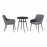 Zest 2 Seat Bistro Set / Flanelle