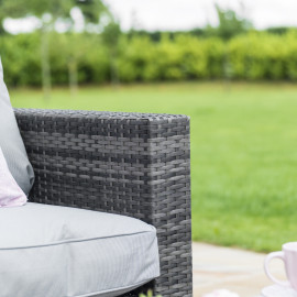 Georgia 3 Seat Sofa Set with Ice Bucket / Grey Georgia 3 Seat Sofa Set with Ice Bucket / Grey