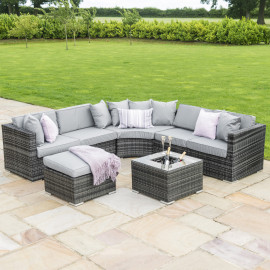 Barcelona Corner Group with Ice Bucket / Grey