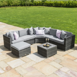 Barcelona Corner Group with Ice Bucket / Grey