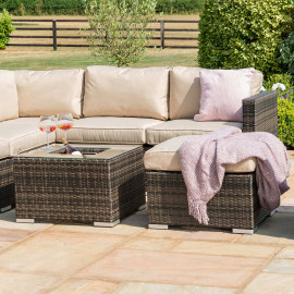 London Corner Group with Ice Bucket / Brown London Corner Group with Ice Bucket / Brown