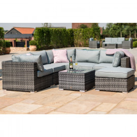 London Corner Group with Ice Bucket / Grey London Corner Group with Ice Bucket / Grey