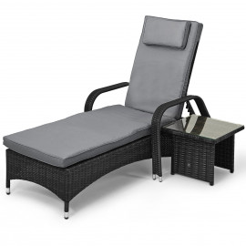 Florida Sunlounger Set / Grey Florida Sunlounger Set / Grey