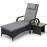 Florida Sunlounger Set / Grey