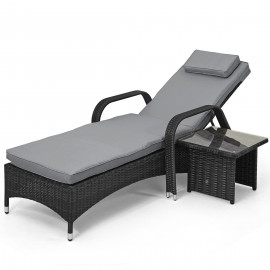 Florida Sunlounger Set / Grey Florida Sunlounger Set / Grey