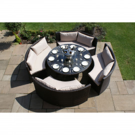 Dallas Sofa Set / Brown Dallas Sofa Set / Brown