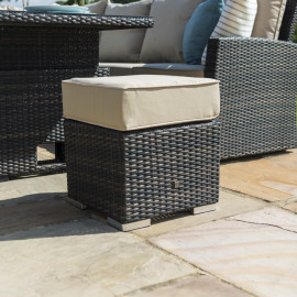 Kingston Corner Dining Set with Rising Table / Brown Kingston Corner Dining Set with Rising Table / Brown