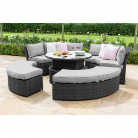 Chelsea Lifestyle Suite with Glass Table / Grey Chelsea Lifestyle Suite with Glass Table / Grey