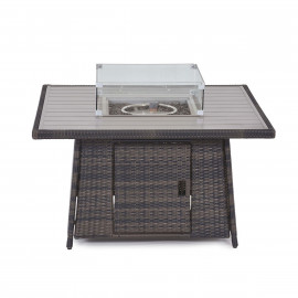 Kingston Corner Deluxe with Fire Pit / Brown Kingston Corner Deluxe with Fire Pit / Brown