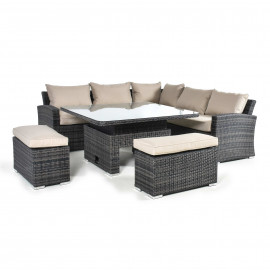 Kingston Corner Deluxe with Rising Table / Brown Kingston Corner Deluxe with Rising Table / Brown