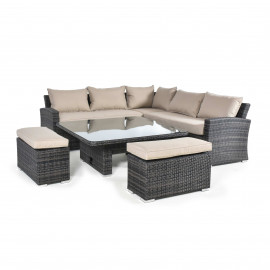 Kingston Corner Deluxe with Rising Table / Brown Kingston Corner Deluxe with Rising Table / Brown