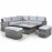 Kingston Corner Deluxe with Rising Table / Grey