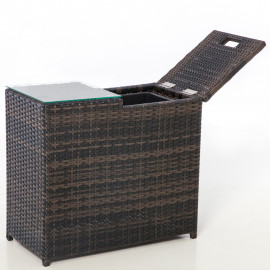 Ice Bucket Side Table / Brown