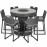 6 Seat Bar Set with Ice Bucket / Grey