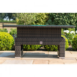 Rising Table with Ice Bucket / Brown