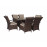FLORENCE 6 Seat Rectangular in Brown