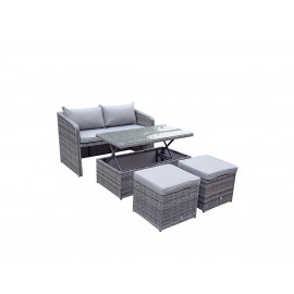 GEMMA Compact Sofa Set in Grey GEMMA Compact Sofa Set in Grey
