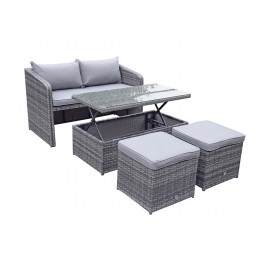 GEMMA Compact Sofa Set in Grey GEMMA Compact Sofa Set in Grey