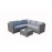 GEORGIA Corner Sofa Set in Grey