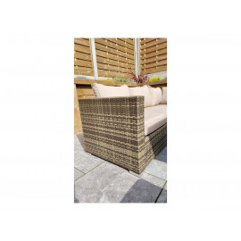 GEORGIA Corner Dining Set Mixed Brown GEORGIA Corner Dining Set Mixed Brown