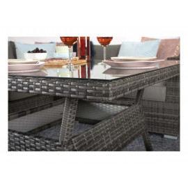 GEORGIA Corner Dining Set Grey GEORGIA Corner Dining Set Grey