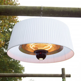 1800W Lyra Hanging Electric Patio Heater / White