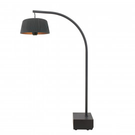 1800W Lyra Overhang Electric Patio Heater / Charcoal