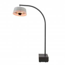 1800W Lyra Overhang Electric Patio Heater / White