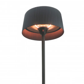 2100W Lyra Freestanding Electric Patio Heater / Charcoal 2100W Lyra Freestanding Electric Patio Heater / Charcoal
