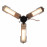 2000W Vulcan Parasol Tri Electric Patio Heater