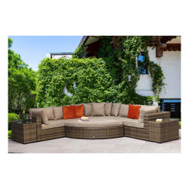 JESSICA Large Corner Mixed Brown