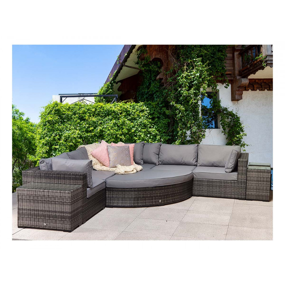 JESSICA Large Corner Grey