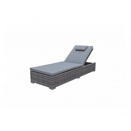 JESSICA Pair of Sun loungers Grey