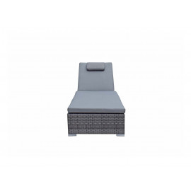 JESSICA Pair of Sun loungers Grey