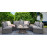 JULIET Half Moon Sofa Set Grey