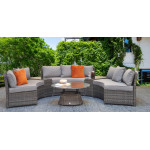 JULIET Half Moon Sofa Set Grey JULIET Half Moon Sofa Set Grey