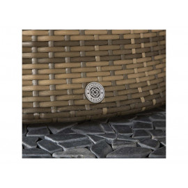 JULIET Half Moon Sofa Set Mixed Brown JULIET Half Moon Sofa Set Mixed Brown