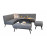 KIMMIE Fabric Sofa Dining with Gas Lift Table