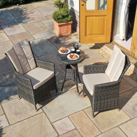 LA 2 Seat Bistro Set / Brown LA 2 Seat Bistro Set / Brown